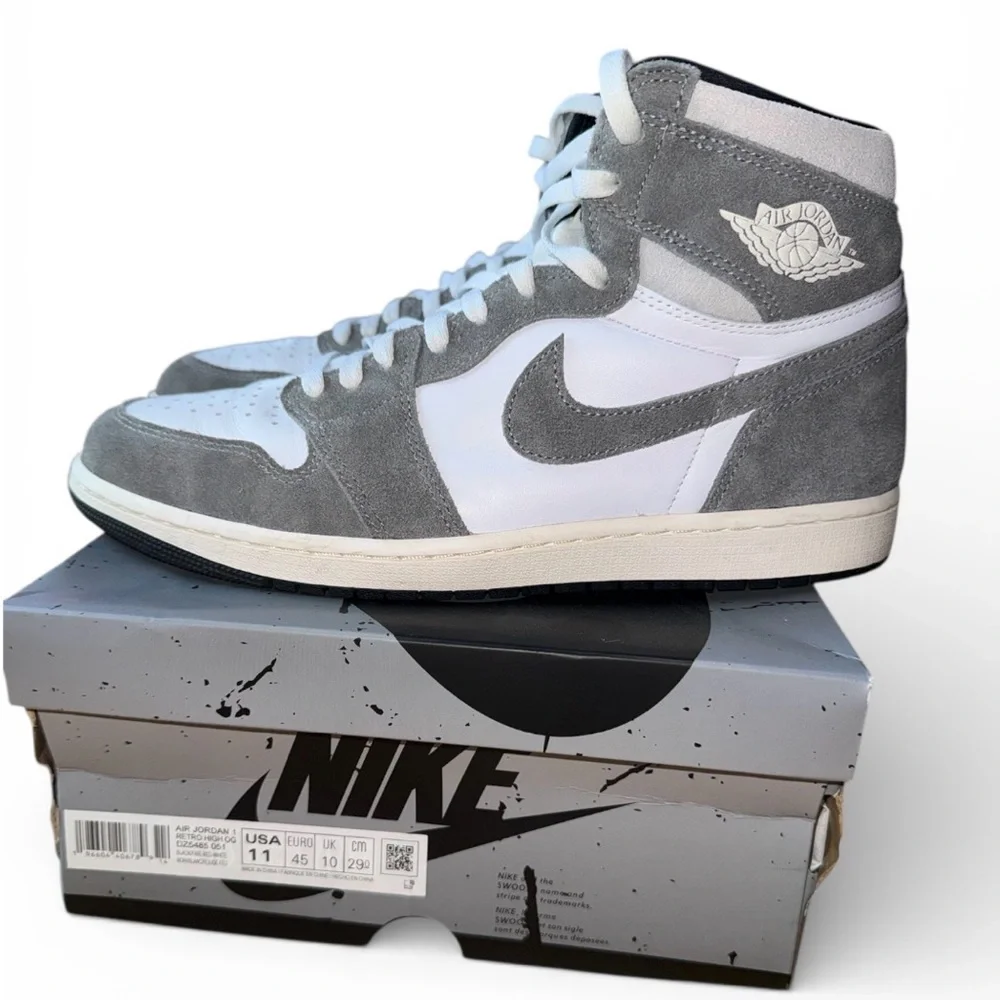 Nike Air Jordan 1 Retro High OG Washed Black - Picture 3 of 5